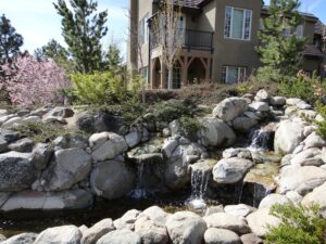 residential outdoor water feature